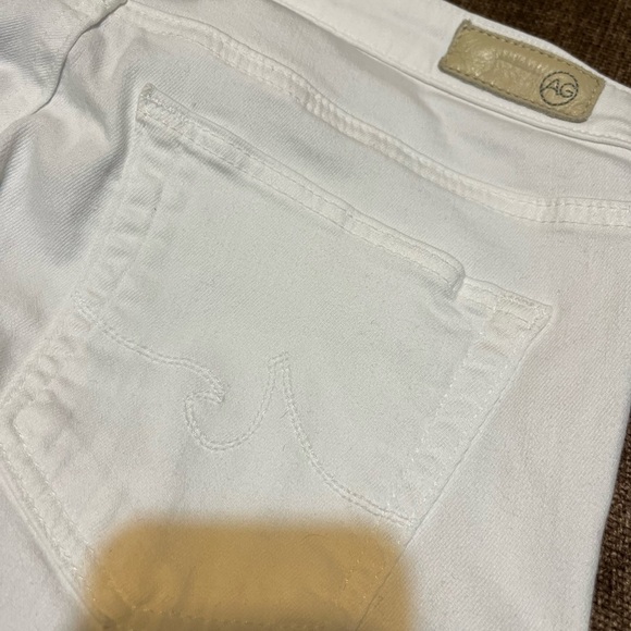AG Adriano Goldshmied White Skinny Ankle Jeans - Size 28R - Picture 6 of 6